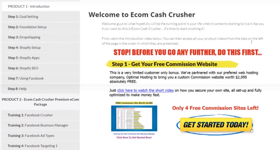 What is Ecom Cash Crusher