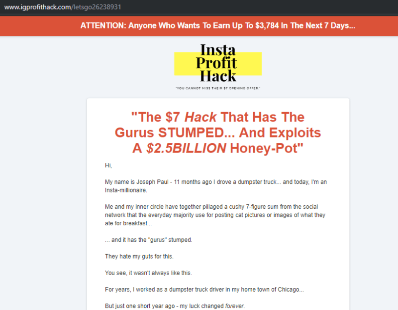 Insta Profit Hack Review