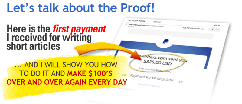 Is Writing to Wealth Scam