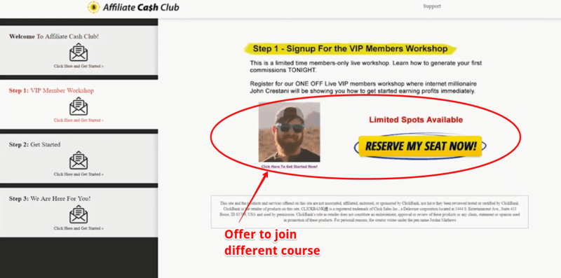 is affiliate cash club scam