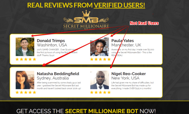 What is Secret Millionaire Bot