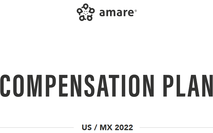 Amare Compensation Plan 2022