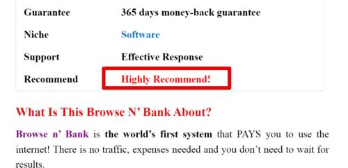 Browse n Bank Review