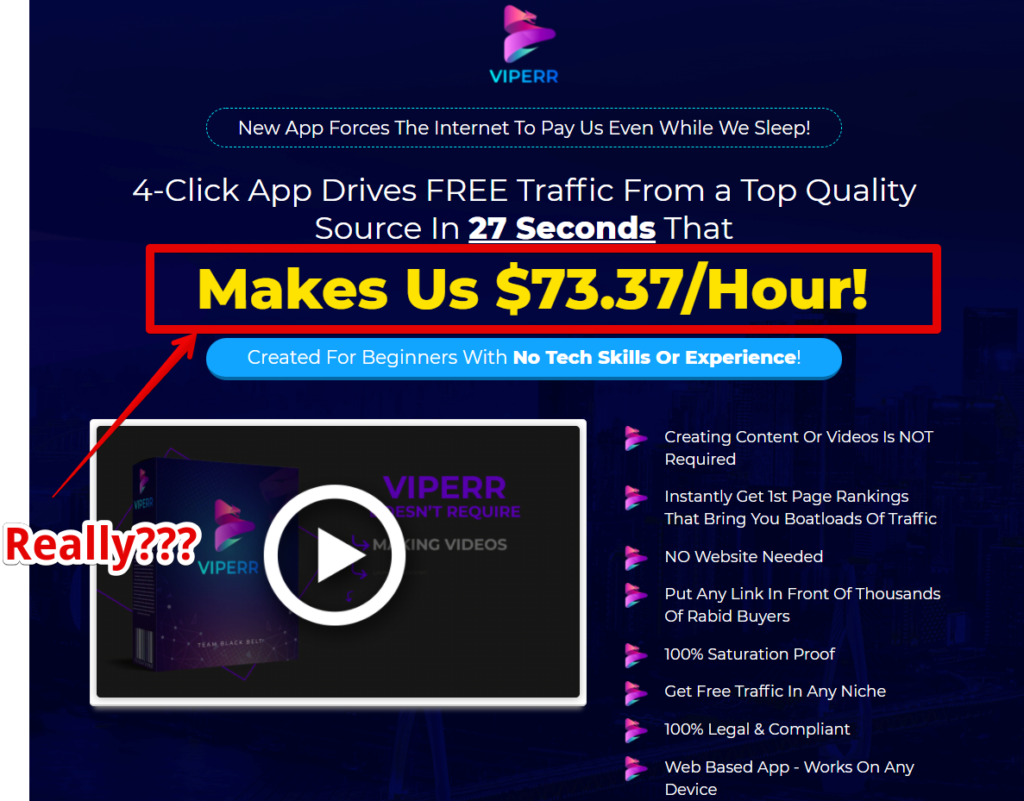 Viperr Review. Warrior+ Product Review - Can U Make $70/hr?