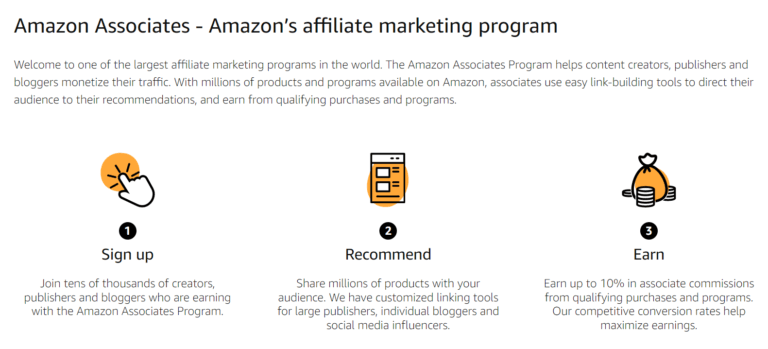 How To Become An Amazon Associate? Step By Step Explanation