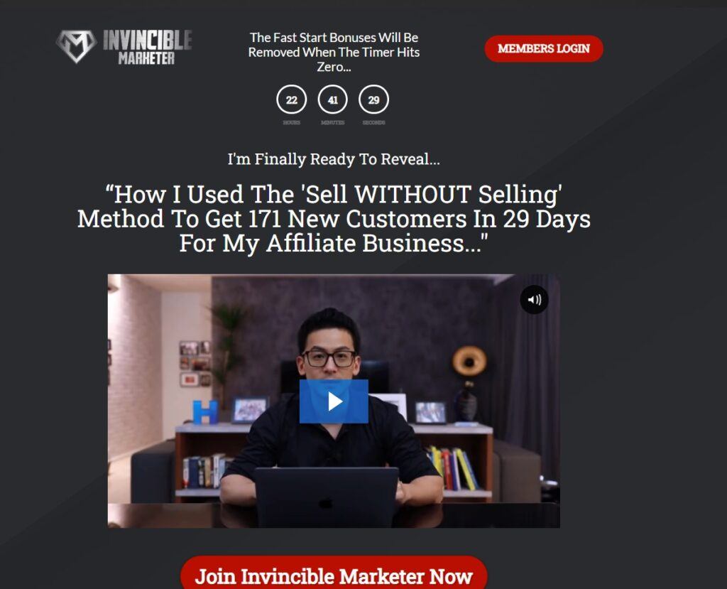 An Honest Invincible Marketer Review (Is Aaron Chen Legit?)