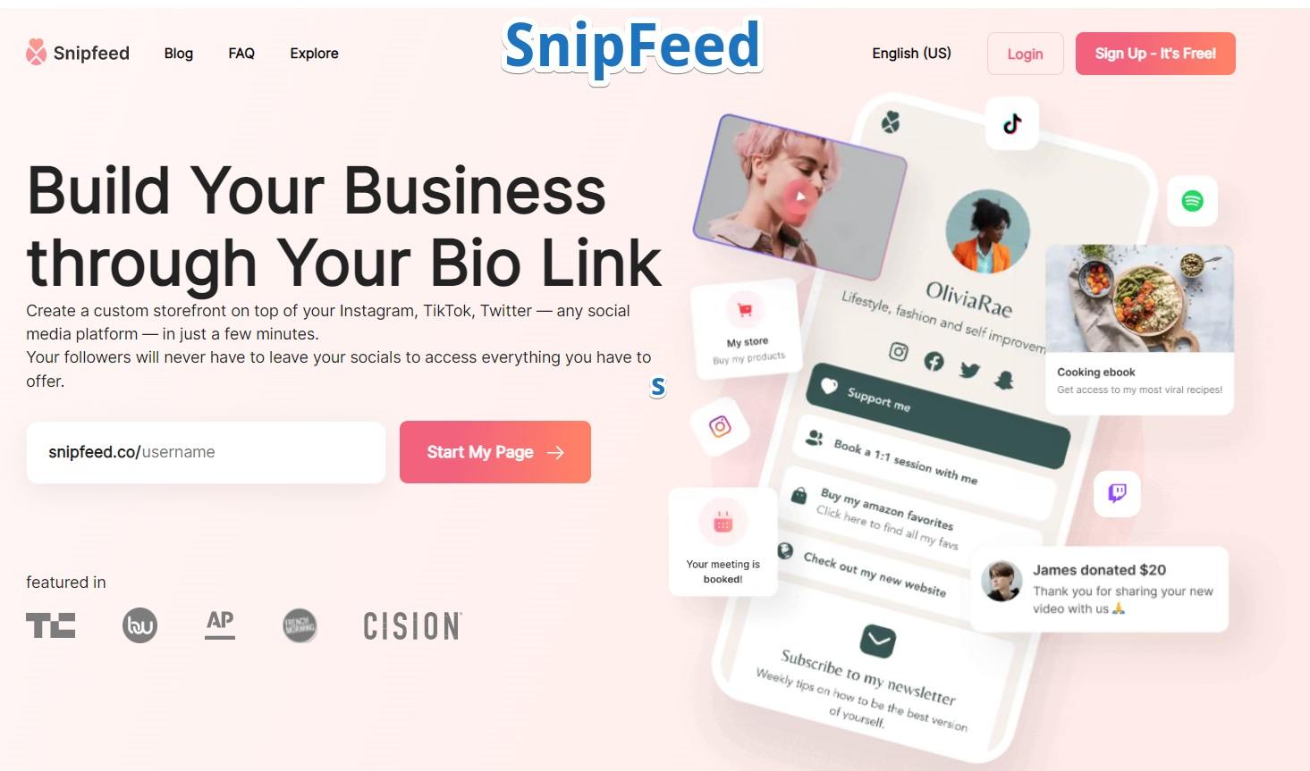 snipfeed review