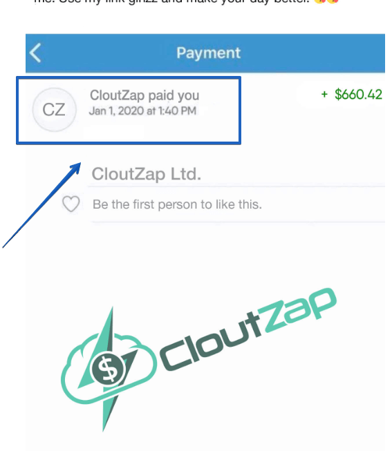 CloutZap Fake Payment Proofs Jan - CloutZap Review