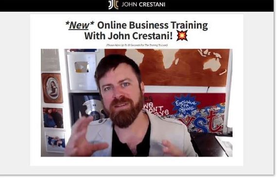 Online Business training with John Crestani