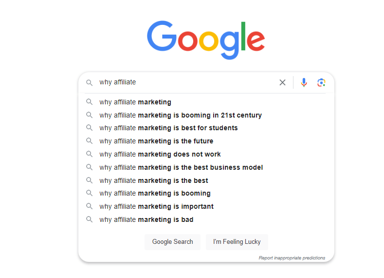 Google Suggestions