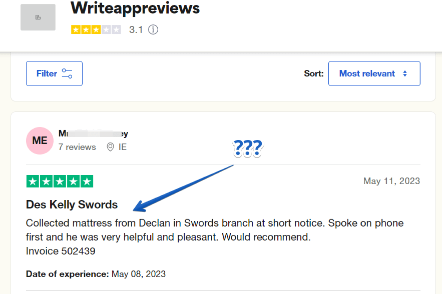 Writeappreviews Reviews 5 Star Not related
