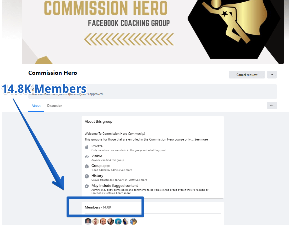 Commission Hero - Facebook Group