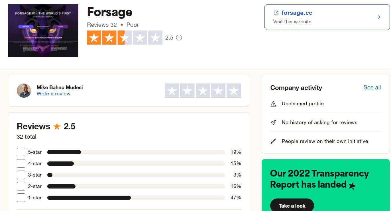 Forsage reviews
