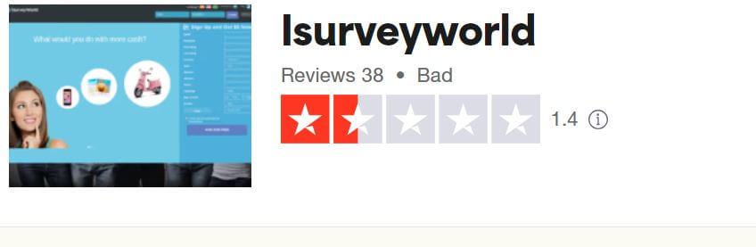 isurveyworld - TrustPilot