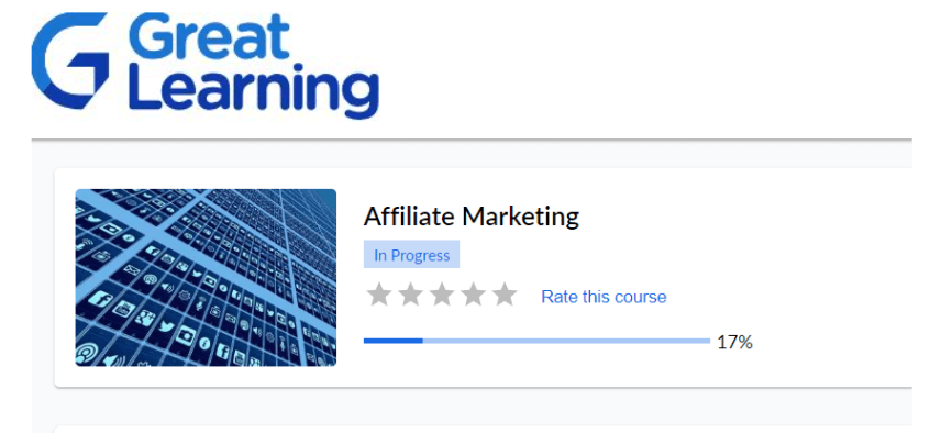 Great Learning - Affiliate Marketing