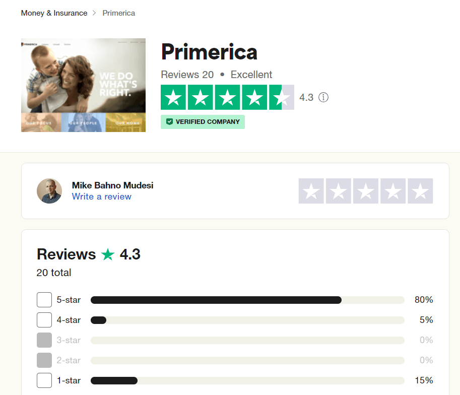 Primerica Reviews - Trustpilot