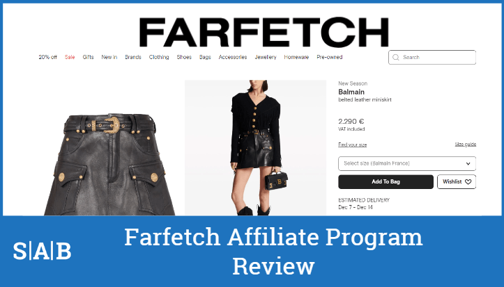 Farfetch Affiliate Program Review