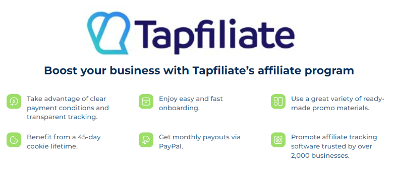 Tapfiliate Affiliate Program - Overview