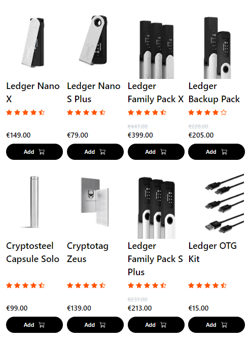 Ledger Products