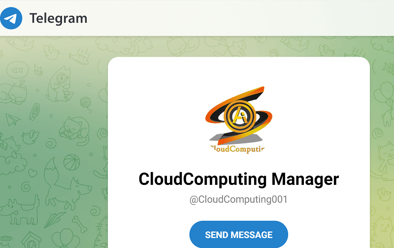 cloudcomputing Support -T elegram