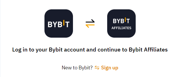 How to sign up for Bybit Affiliate Program