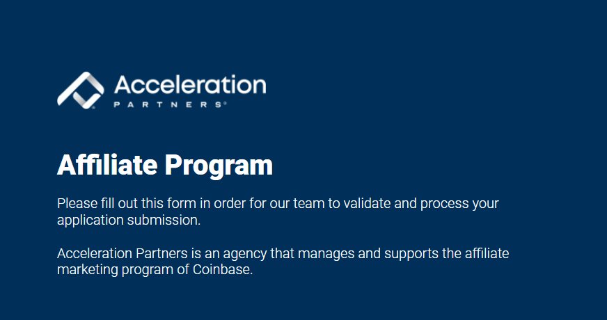 Acceleration Partners - Coinbase Affiliate Program