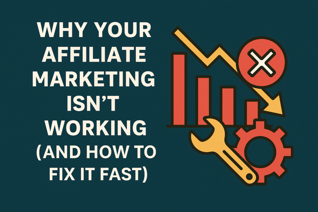 Why Your Affiliate Marketing Isn’t Working