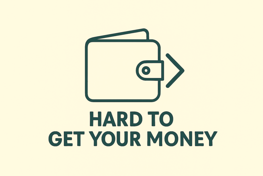 Difficulty Withdrawing Your Money