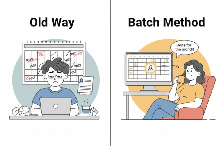 Create 30 Social Posts in Minutes: The Batch Prompting Method